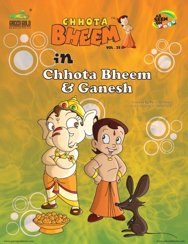 Cartoon Drawing Bheem Chhota Bheem Vol 32 Chhota Bheem Ganesh Edition Read the Digital