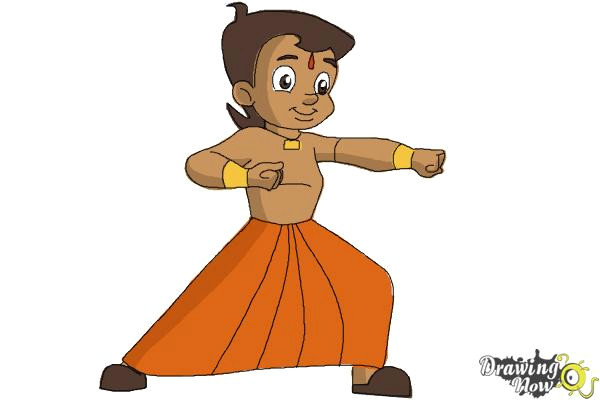 Cartoon Drawing Bheem How to Draw Chhota Bheem Drawingnow