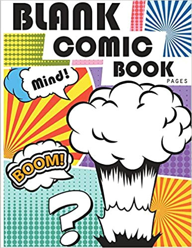 Cartoon Drawing Books for Beginners Blank Comic Book Pages Draw Your Own Comics with Variety Of