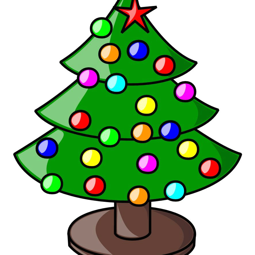 Cartoon Drawing Christmas Tree 3 859 Free Christmas Clip Art Images for Everyone