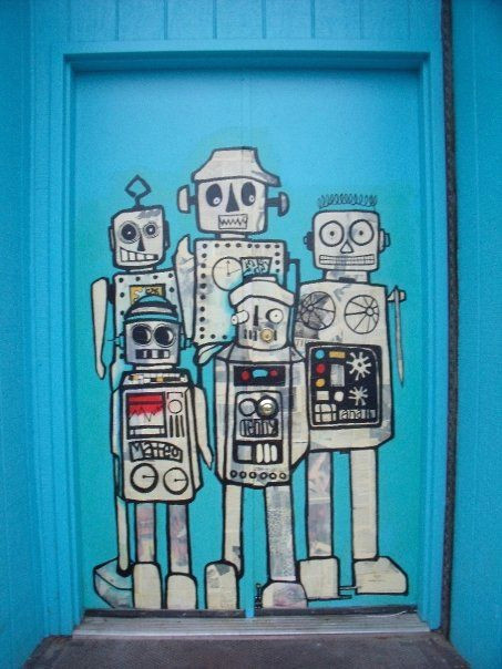 Cartoon Drawing Classes Chicago Chicago Street Art Art Street Art Robot Art Art
