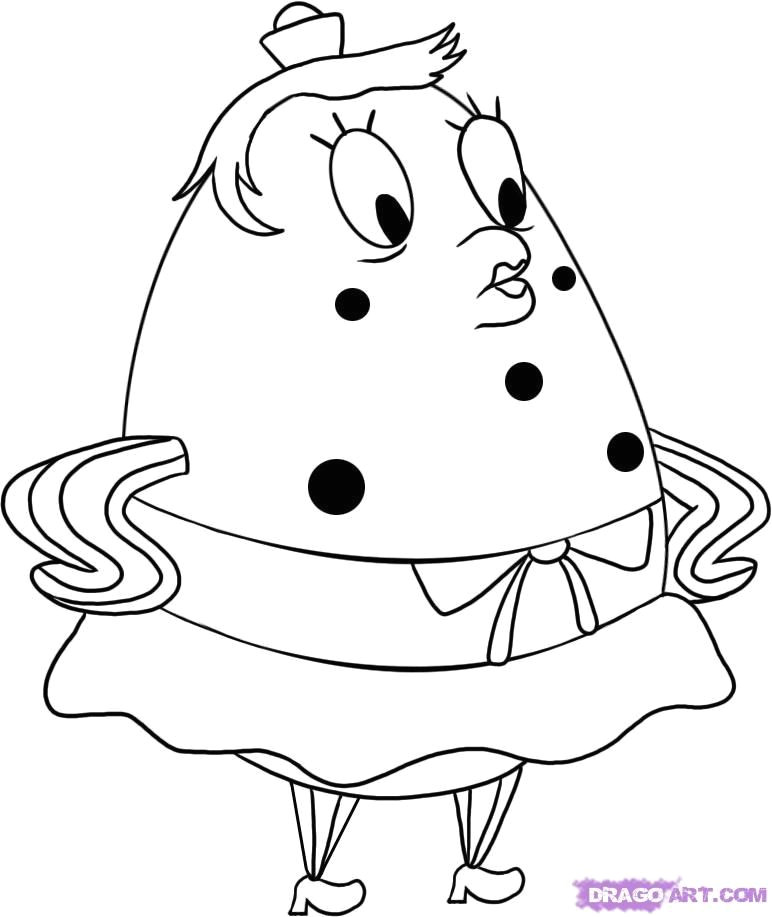 Cartoon Drawing Classes Spongebob Character Drawings with Coor Characters Cartoons