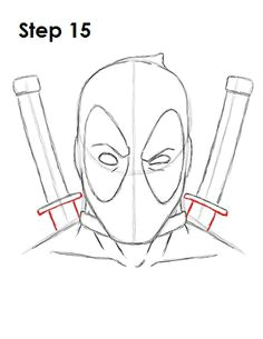 Cartoon Drawing Deadpool 11 Best Deadpool Images