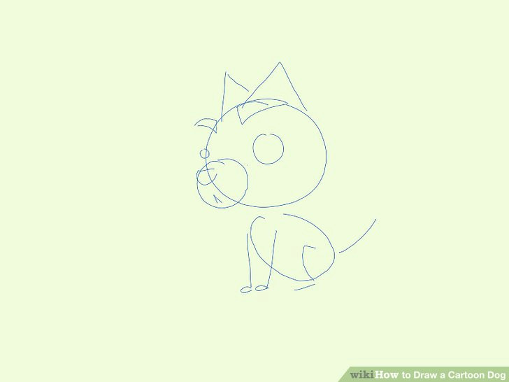 Cartoon Drawing Definition 6 Easy Ways to Draw A Cartoon Dog with Pictures Wikihow