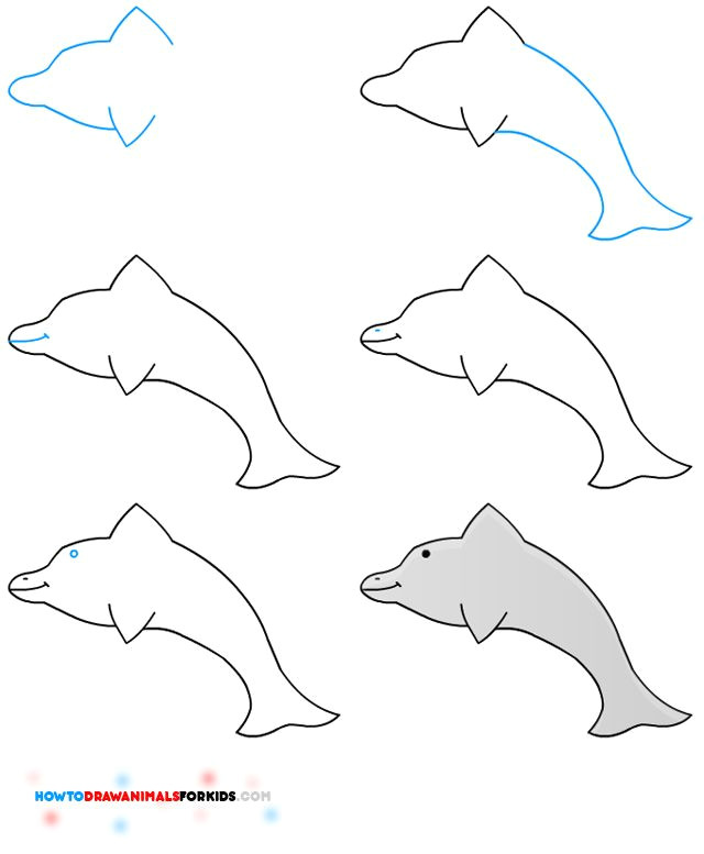 Cartoon Drawing Dolphin Indi Interiors southern because I Know You Like to Draw Dolphins All