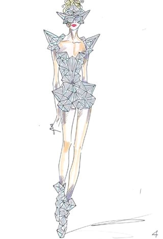 Cartoon Drawing Dress Fashion Cartoon Gown My Kind Of Fashionista Pinterest Fashion
