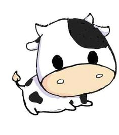Cartoon Drawing Editor for Kelsey Cute Cow Cartoon Vector On Vectorstocka Things I