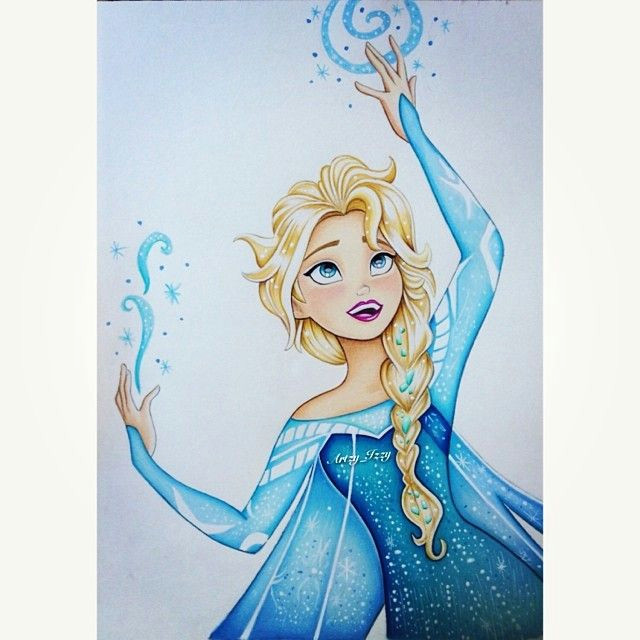 Cartoon Drawing Elsa Elsa Drawing Frozen Pinterest Elsa Drawings and Disney Drawings