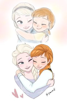 Cartoon Drawing Elsa Fantastic Drawing Of Elsa and Anna Frozen A Disney