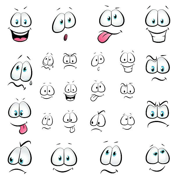 Cartoon Drawing Emotions Cartoon Emotions Vector Art Illustration Artspiration Cartoon