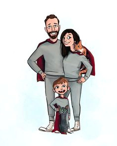 Cartoon Drawing Family Portrait 215 Best Cartoon Commissions On Artcorgi Images In 2019 Custom Art