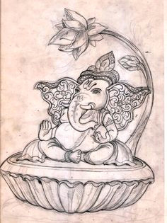 Cartoon Drawing Ganesha 258 Best Ganesh Art Images Ganesha Art Baby Ganesha Buddha