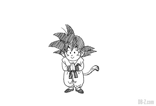 Cartoon Drawing Gif Dragon Ball Kid Goku Gif Gif 500a 340 Animation Nation Dragon
