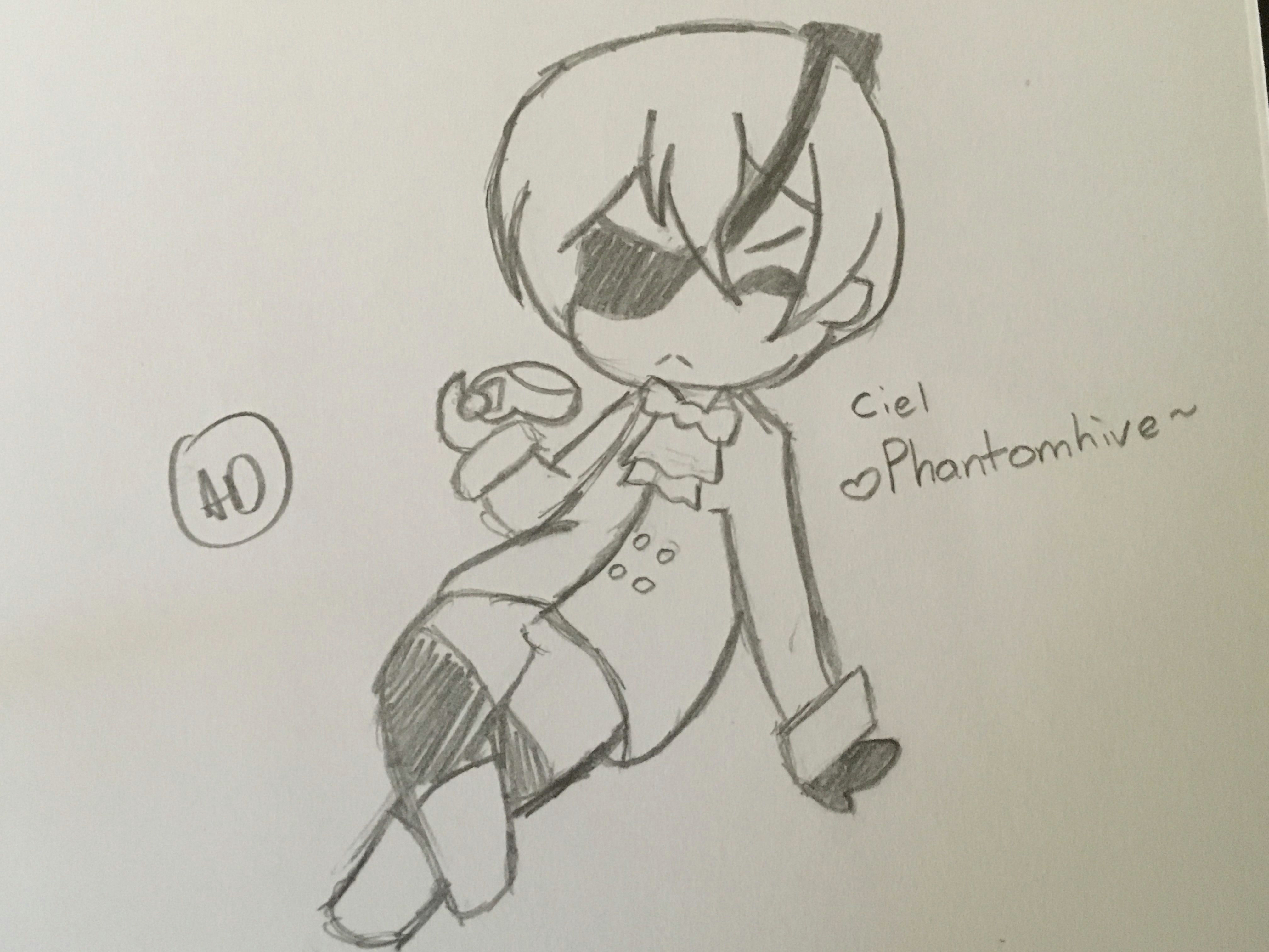 Cartoon Drawing Gifts This is A Gift for My Friend Ciel Phantomive You Re An Amazing