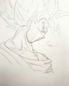 Cartoon Drawing Goku 25 Best Goku Drawing Images Drawings Dragon Ball Gt Manga Anime