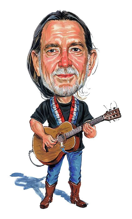 Cartoon Drawing Guitar Willie Nelson Follow This Board for Great Caricatures Of People We