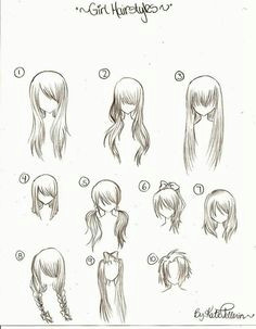 Cartoon Drawing Hairstyles 59 Best Creative Lab Images Anime Hair Drawing Hairstyles Ideas