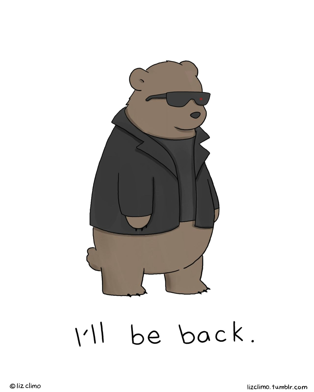 Cartoon Drawing Hard I Ll Bear Back Liz Climo Lol Bear Bear Art Bear Illustration