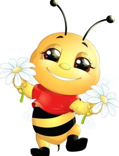 Cartoon Drawing Honey Bee 60 Best Cartoon Bee Images In 2019 Bees Ladybug Painting On Fabric