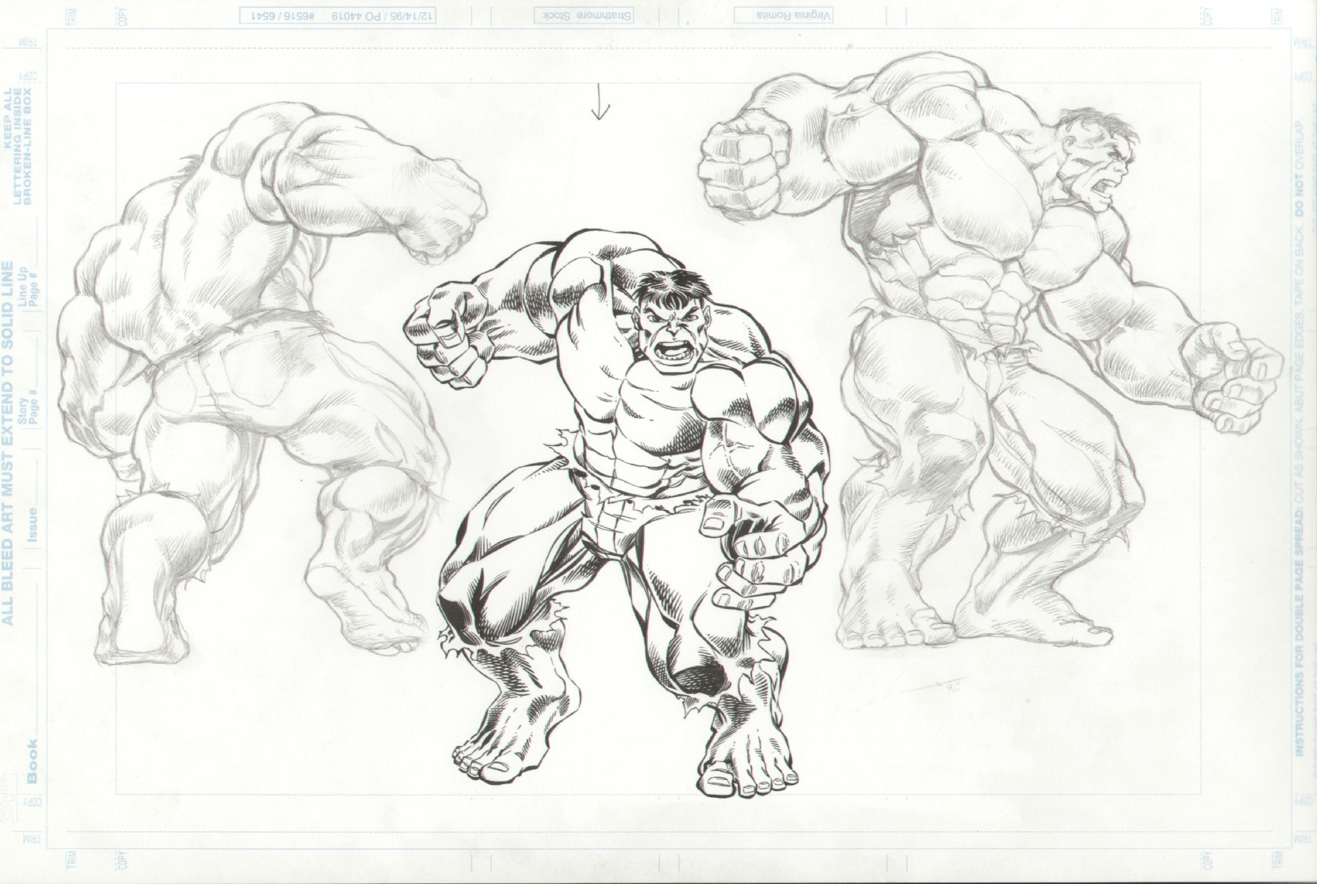 Cartoon Drawing Hulk Hulk toy Model Sheet Published with toy In George Hagenauer S