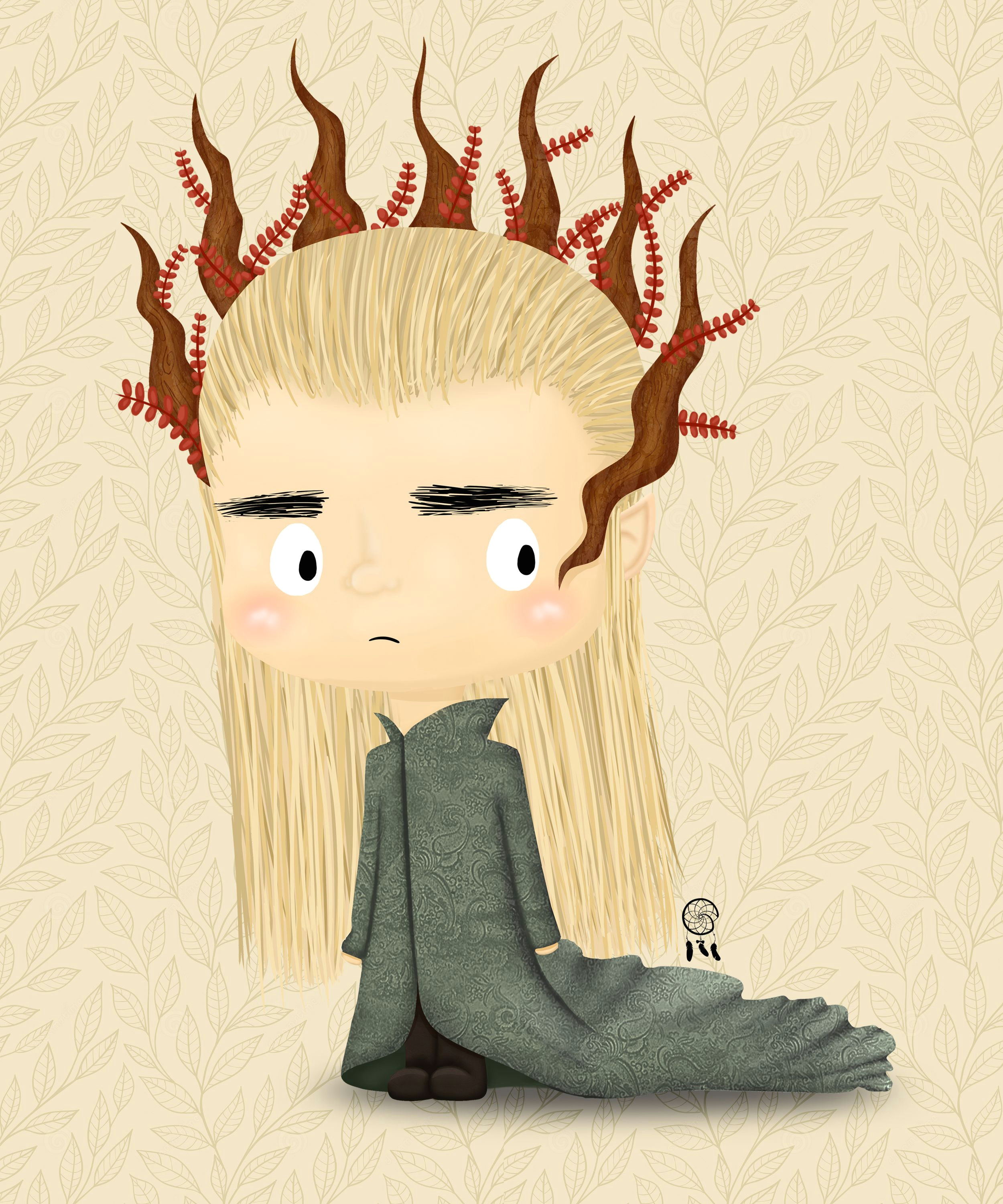 Cartoon Drawing Love Images Lil Thranduil Fan Arta the Hobbit Trilogy the Elven King Of