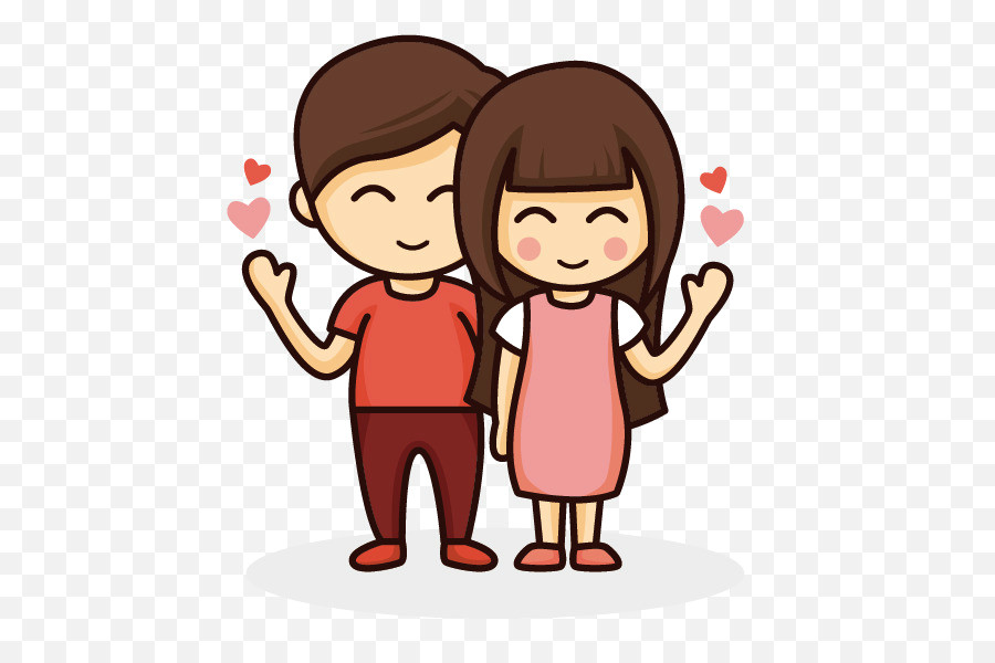 Cartoon Drawing Lovers Drawing Cartoon Couple Love Cartoon Couple Png Download 596 596