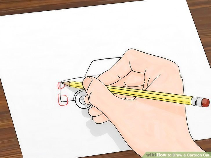 Cartoon Drawing Maker How to Draw A Cartoon Car 8 Steps with Pictures Wikihow