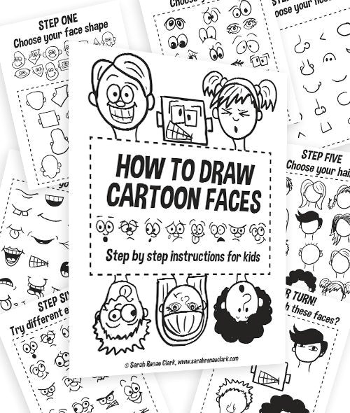 Cartoon Drawing Methods How to Draw Cartoon Characters Kids Crafts Drawings Cartoon