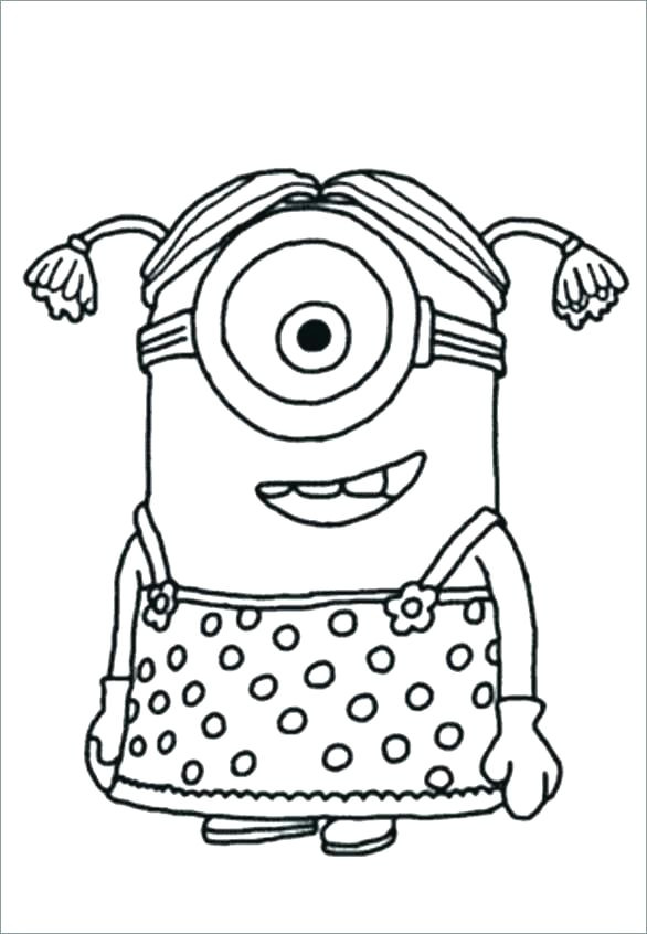 Cartoon Drawing Minion Free Minion Coloring Pages Luxury About Me Coloring Pages Lovely