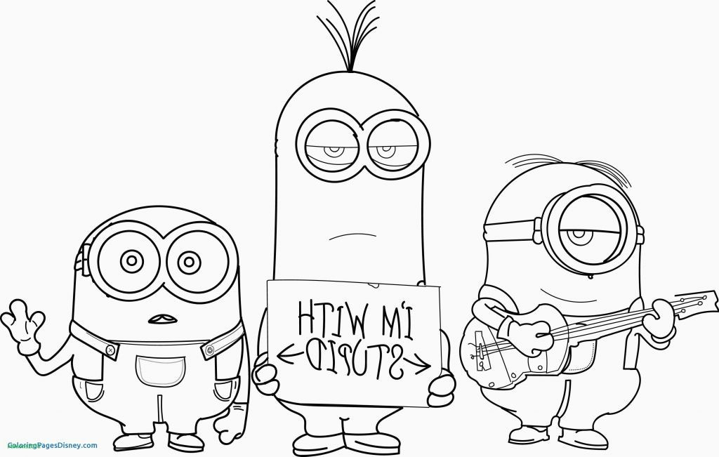 Cartoon Drawing Minion Traktor Malvorlage Schon 40 Malvorlagen Minions Bob Scoredatscore