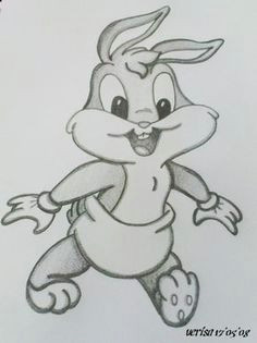 Cartoon Drawing No Let S Draw Cartoon Rabbit Easy to Follow Tutorial Drawings
