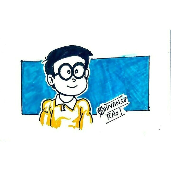 Cartoon Drawing Nobita Nobita Fan Art Doremon Pinterest Fan Art Fan and Art