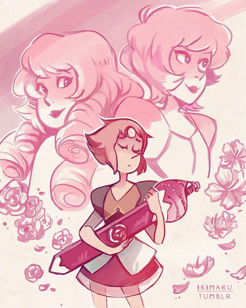 Cartoon Drawing Of A Rose Rose Diamond Anime Cartoons Pinterest Steven Universe
