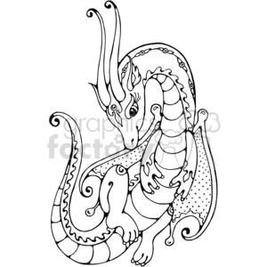 Cartoon Drawing Of Dragons Cartoon Dragon Clip Art Images Royalty Free Vector Clipart Images