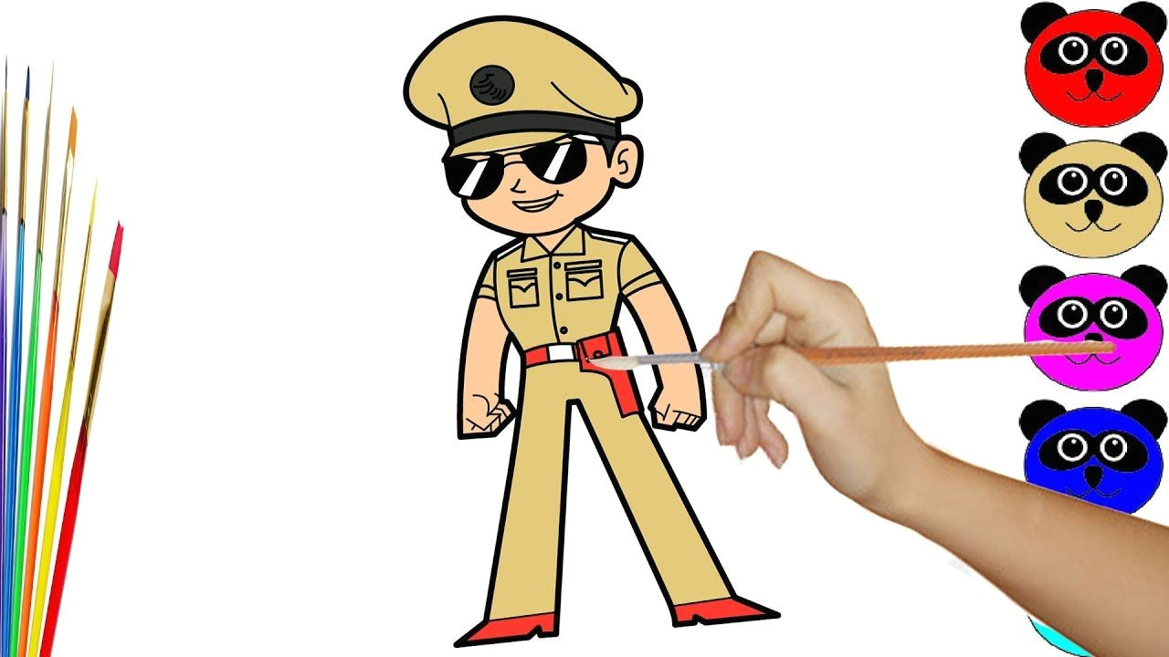 Cartoon Drawing Pictures with Colour Learn Color with Little Singham Cartoon Drawing Learn Color Video