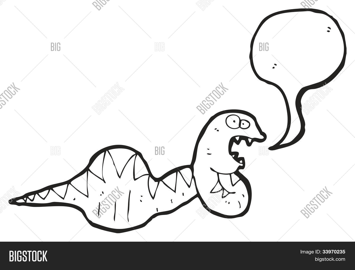 Cartoon Drawing Snake Cartoon Snake Big Image Photo Free Trial Bigstock