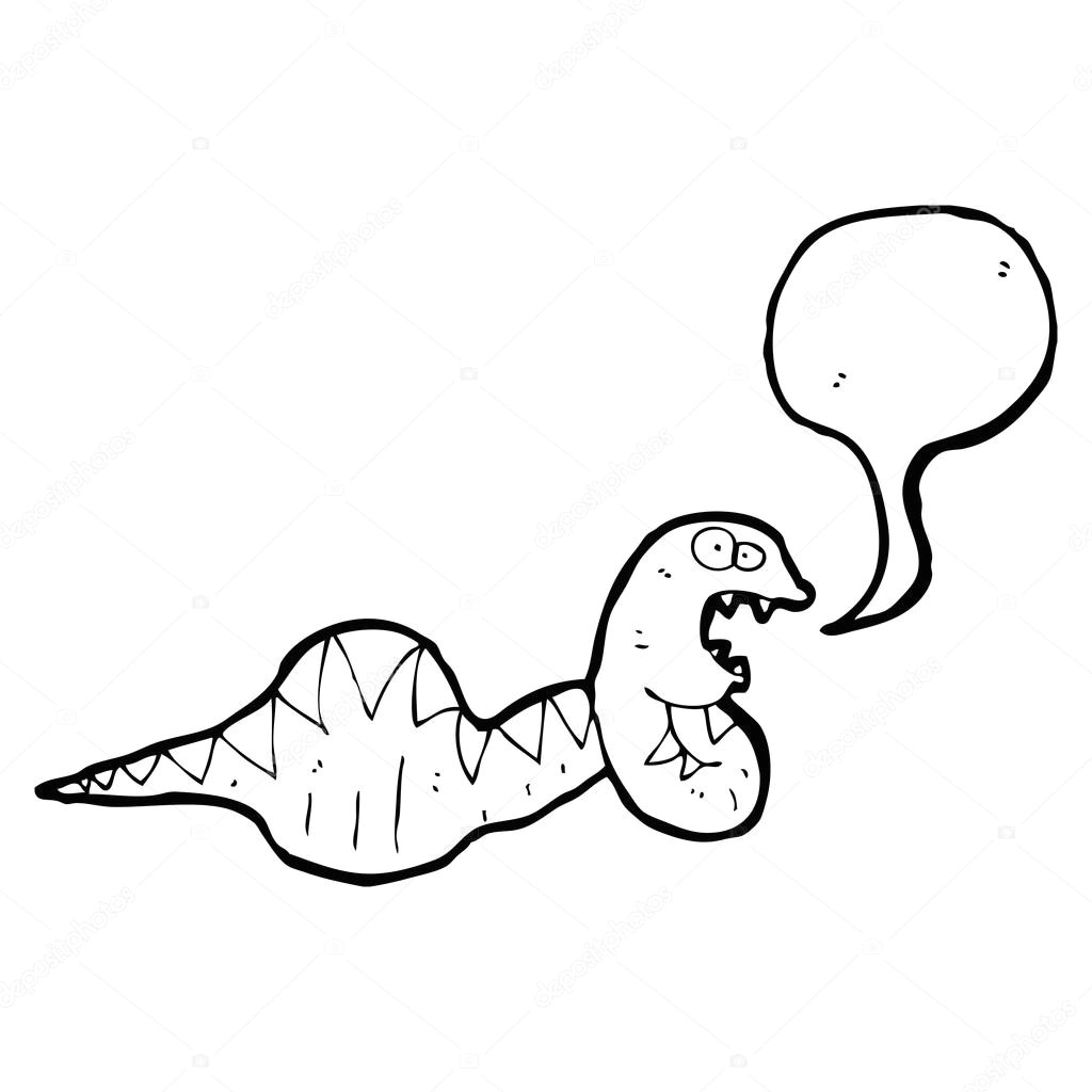 Cartoon Drawing Snake Pregnant Snake Stock Vector A C Lineartestpilot 20413369
