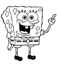 Cartoon Drawing Spongebob Draw Spongebob Squarepants with Easy Step by Step Drawing Lesson