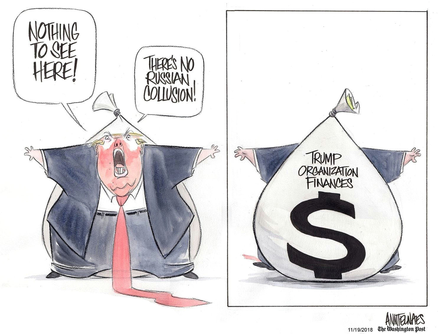Cartoon Drawing Trump Opinion Political Satire Cartoons Politics Trump Lies the