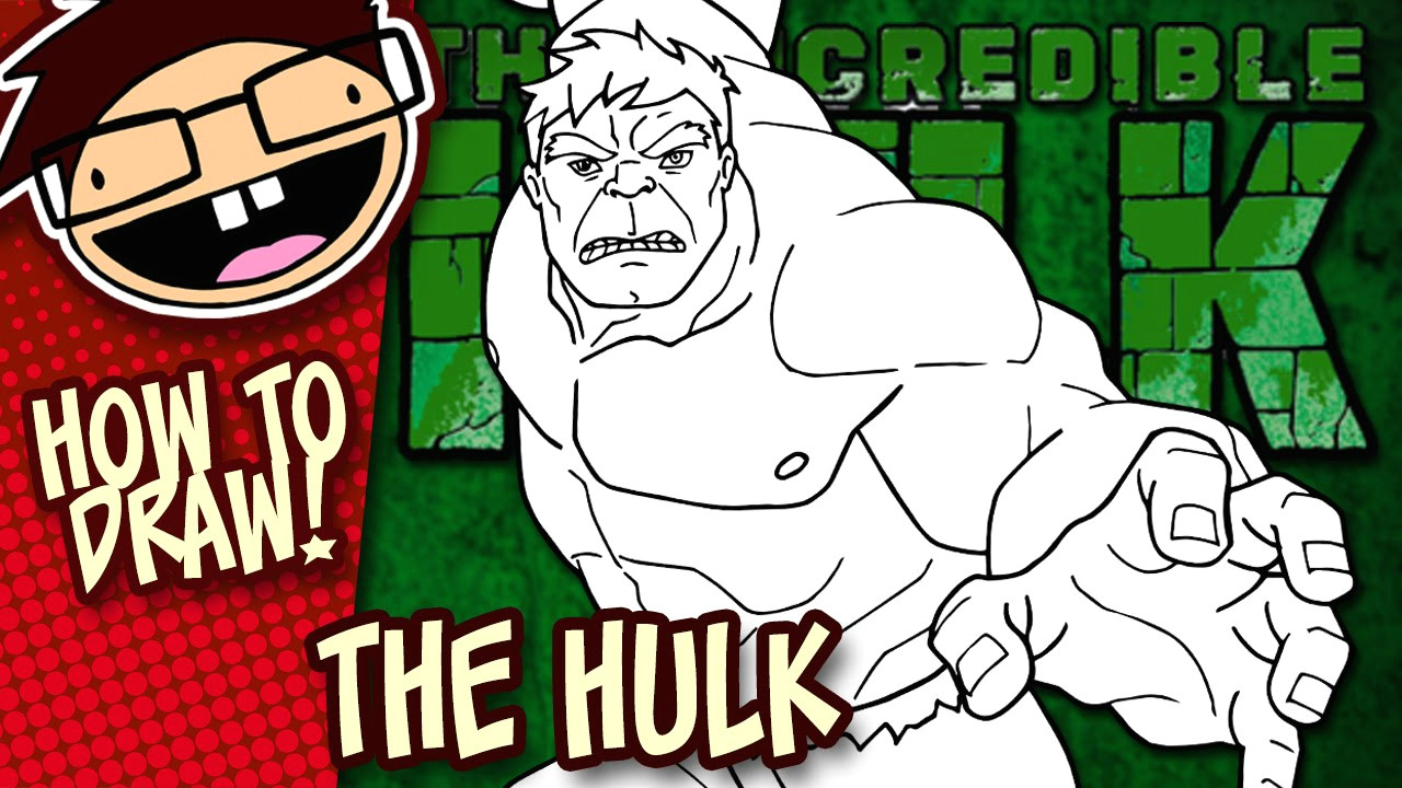 Cartoon Drawing Tutorials Youtube How to Draw the Hulk Comic Version Narrated Easy Step by Step