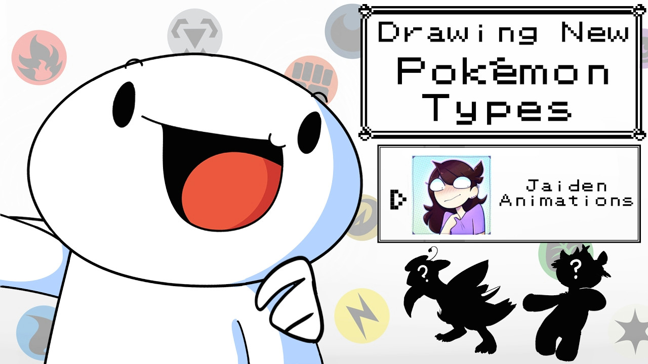 Cartoon Drawing Types Drawing New Pokemon Types W Jaiden Animations Youtube