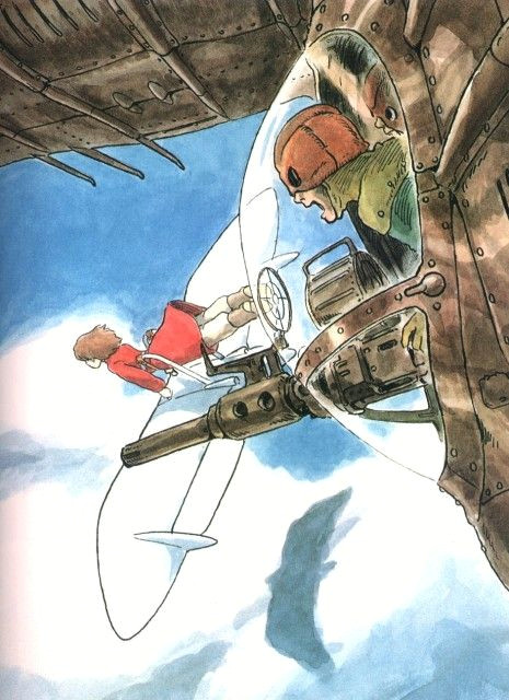 Cartoon Drawing Valley Studio Ghibli Nausicaa Of the Valley Of the Wind Nausicaa totoro