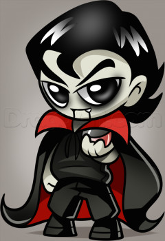 Cartoon Drawing Vampire How to Draw A Gothic Vampire Drawing Tutorials Pinterest