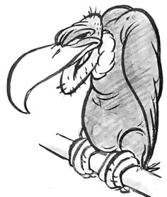 Cartoon Drawing Vulture 19 Best Cartoon Vulture Tattoo Images Cartoon Vulture Draw