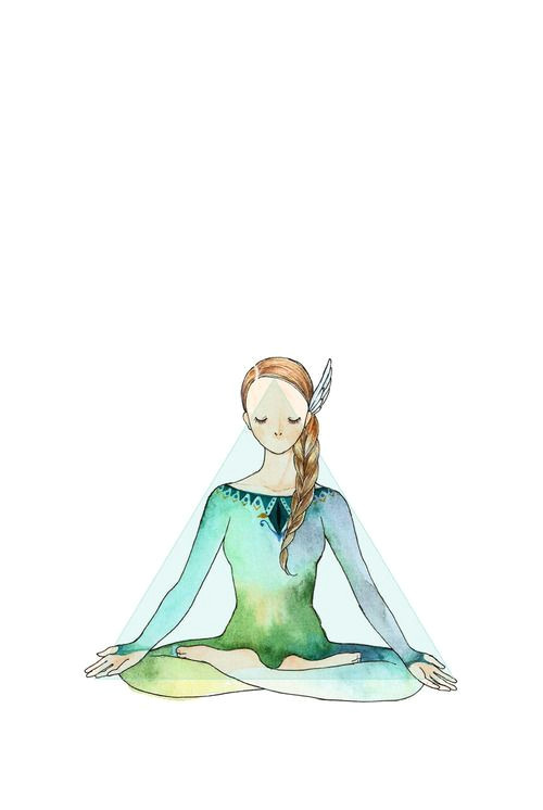 Cartoon Drawing Yoga Padma asana Yoga Illustration Series by Minne Om Pinterest
