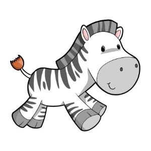 Cartoon Drawing Zebra Children S Wall Decals Cartoon Cute Baby Zebra Cute Stuff Baby