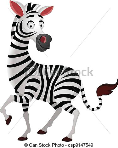 Cartoon Drawing Zebra Zebra Cartoon Vector Illustration Of Zebra Cartoon