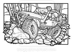 Cartoon Jeepney Drawing 35 Best Jeep Coloring Book Images Coloring Pages Coloring Books