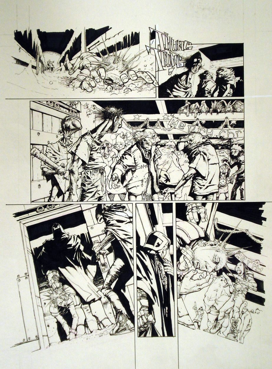 Cartoon Judge Drawing Judge Dredd the Good Man Page 2 Comic Art Pro Inspiraci