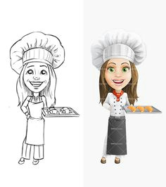 Cartoon Kitchen Drawing 393 Best Cartoon Chefs Images Kitchen Art Chefs Kitchen Prints